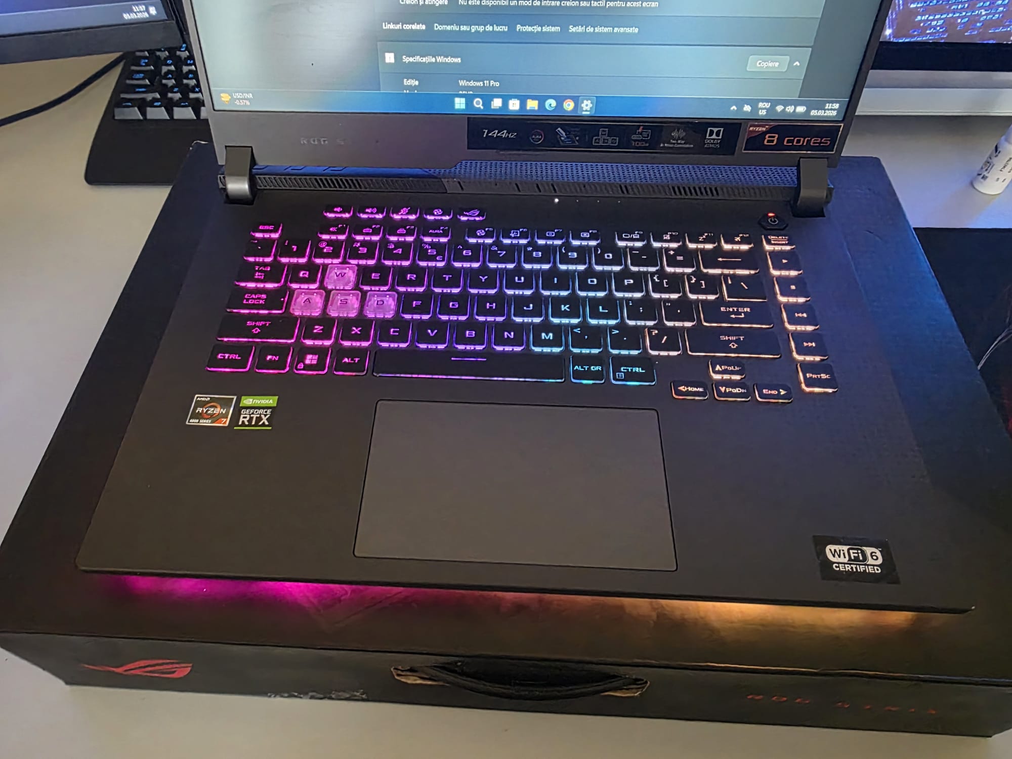 Laptop Asus ROG Strix G513 – Ryzen 7 / 32 GB DDR4 / RTX 3050 / 1.5 TB